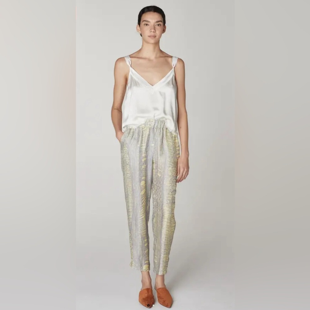 Raquel Allegra Fez Pant in Yellow Lavender - Picture 5 of 10